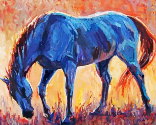 Aesthetic Impressionist Horse paint by number