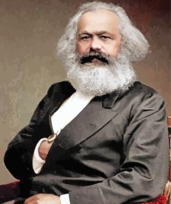 Aesthetic Karl Marx Paint by number