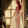 Aesthetic Woman In Window Art paint by number
