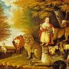 Aesthetic Peaceable kingdom Art paint by number