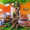 Beautiful Woman Tree paint by number