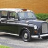 Black London Taxi paint by number