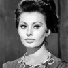 Black And White Italian Actress Sophia Loren paint by number