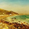 Coastal Scene Albert Bierstadt paint by number