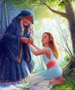 Crone And Elf paint by number