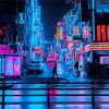 Cyberpunk City paint by number