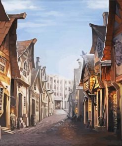 Diagon Alley paint by number