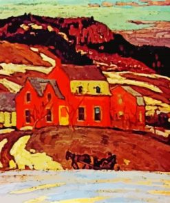 Early Spring Quebec By A Y Jackson paint by number