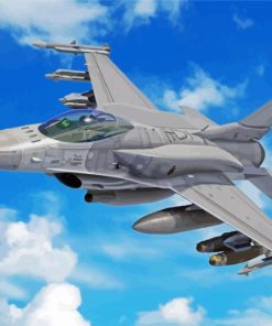 F16 paint by number
