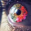 Fantasy Eye Flower paint by number