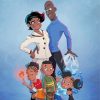 Frozone And His Family paint by number