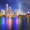 Gold Coast At Night paint by number