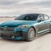 Green Kia Stinger paint by number