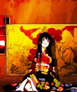 Hell Girl Japanese Anime paint by number