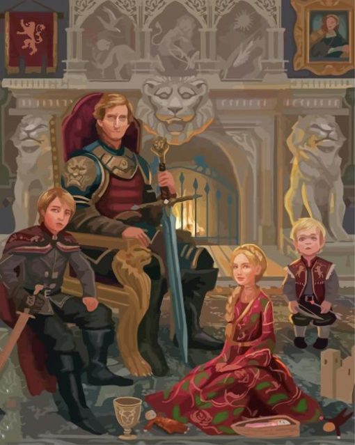 House Lannister Family paint by number