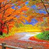 Landscape Fall Season paint by number
