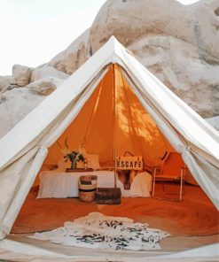 Luxury Teepee paint by number
