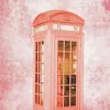 Pink Phone Booth Elisabeth Lucas paint by number