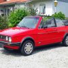 Red Vw Cabriolet paint by number