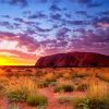 Sunset Time In Australian Outback paint by number