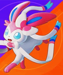 Mew Pokemon Art Paint By Numbers - Numeral Paint Kit