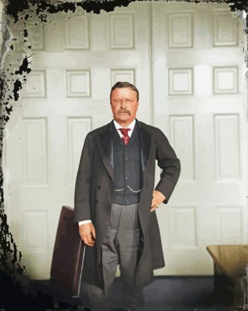 The Politician Teddy Roosevelt paint by number