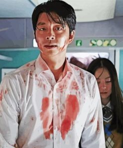 The korean Movie Train To Busan paint by number