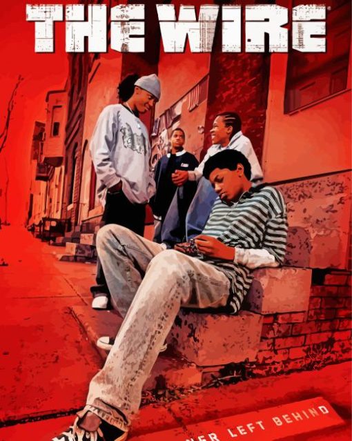 The Wire Movie Poster paint by number