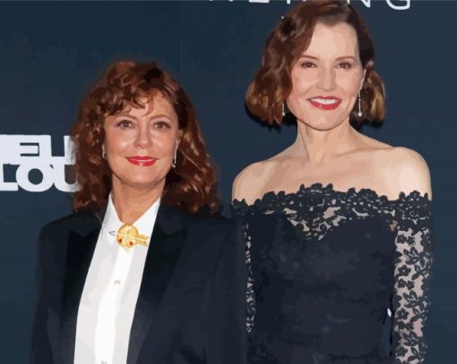 Thelma And Louise Actresses paint by number