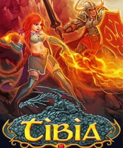 Tibia Poster paint by number