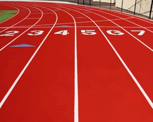 Track And Field paint by number