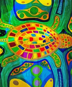 Abstract Turtle Art paint by number