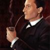 Actor Jeremy Brett paint by number