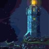 Aesthetic Medieval Lighthouse Art paint by number