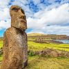 Ahu Tongariki In Easter Island paint by number