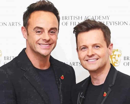 Ant And Dec paint by number