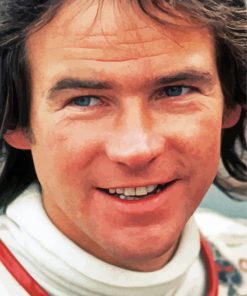 Barry Sheene paint by number