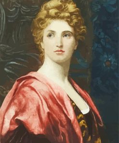 Beatrice By Frank Dicksee paint by number