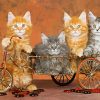 Bicycle Kittens paint by number