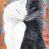 Black And White Cats Love paint by number