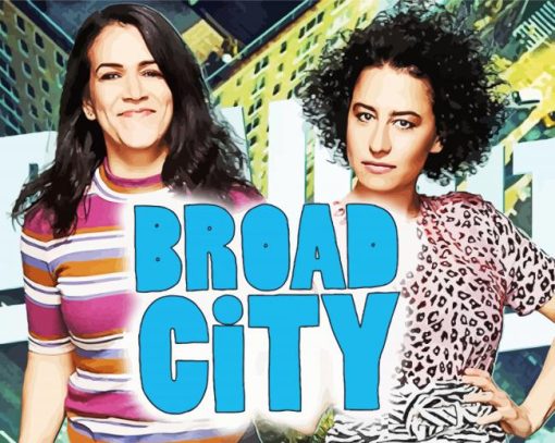 Broad City Serie Poster paint by number