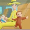 Curious George paint by number