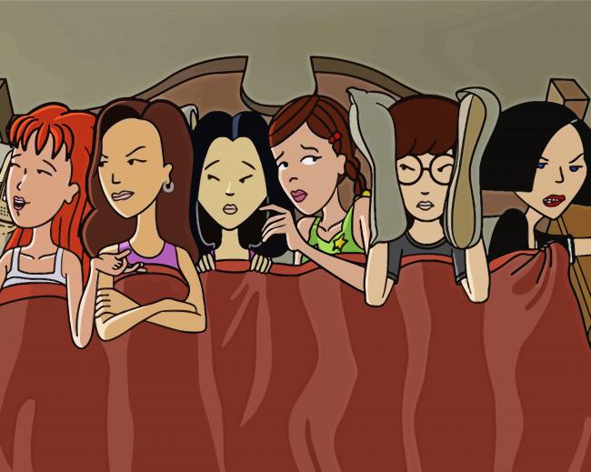 Daria Girls Characters paint by number