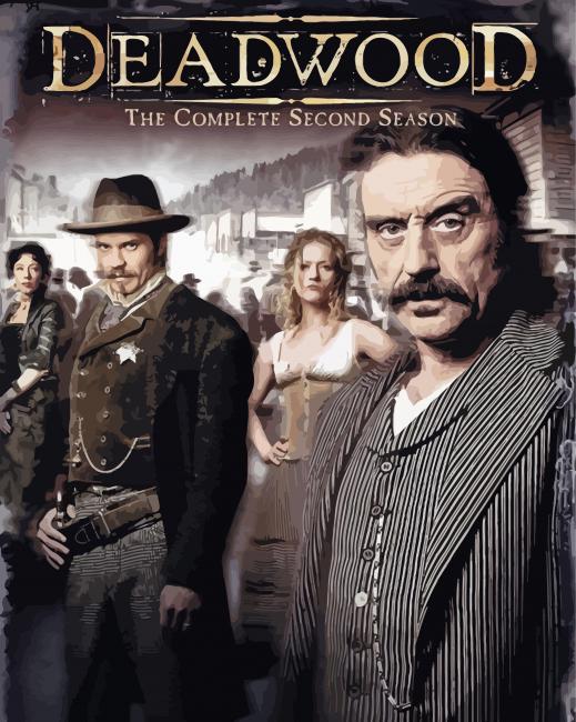 Deadwood Serie Poster paint by number