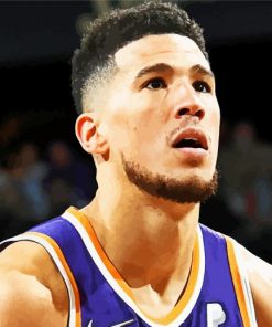 Devin Booker Player paint by number