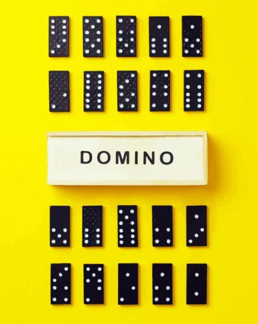 Domino Pieces paint by number