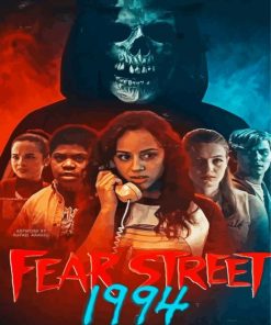 Fear Street Poster paint by number