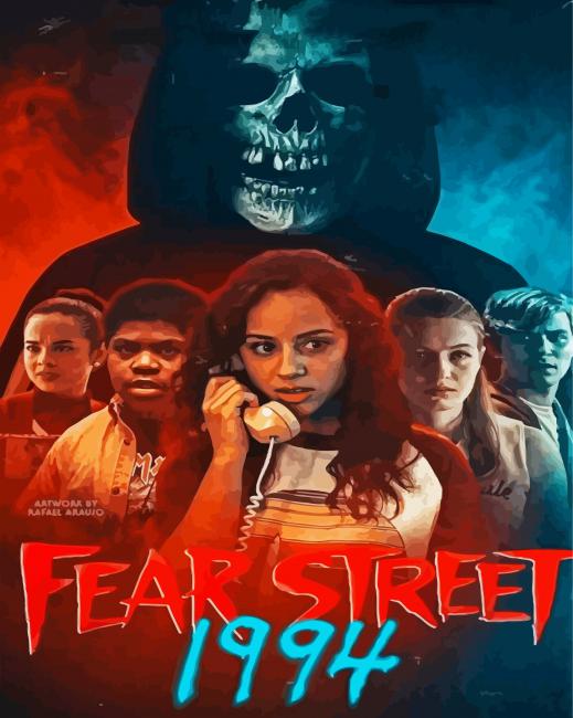 Fear Street Poster paint by number