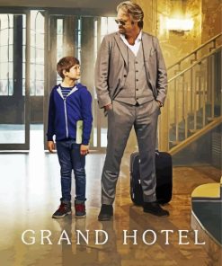 Grand Hotel Poster paint by number