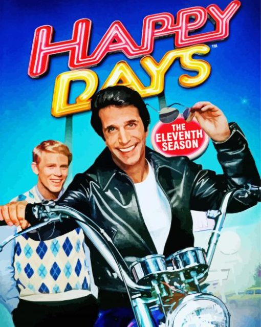Happy Days paint by number